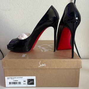 Christian Louboutin “New Very Prive” size 38 .